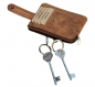 Mobile Preview: Schlüsseltasche Schlüsseletui 23- (167A) UMTI Leder Schlüsselmäppchen mit 2 Ringe Haken Neu