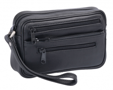 Leder Handgelenktasche für Männer aus Rindleder (126D) Herrentasche echtes Leder Tasche Bag Neu