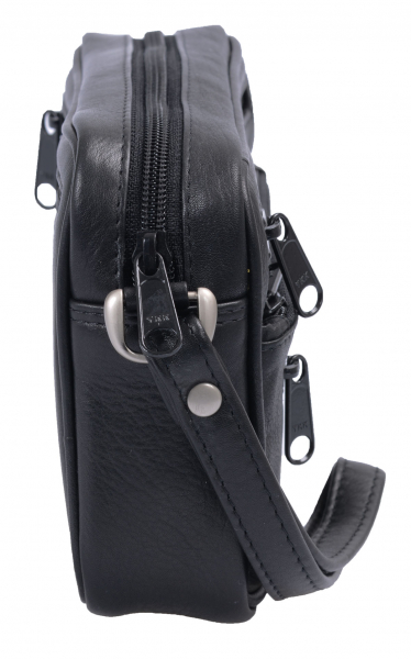 Leder Handgelenktasche für Männer aus Rindleder (126B) Herrentasche echtes Leder Tasche Bag Neu